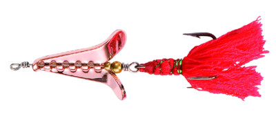 JENZI Phantom-F CROSS Spinner Farbe Kupfer 11,5 g - Hechtspinner