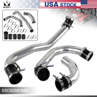 #ad #ad Hot amp; Cold Side Intercooler Pipe Boot Kit For 08 10 Ford 6.4L Powerstroke Diesel $69.99