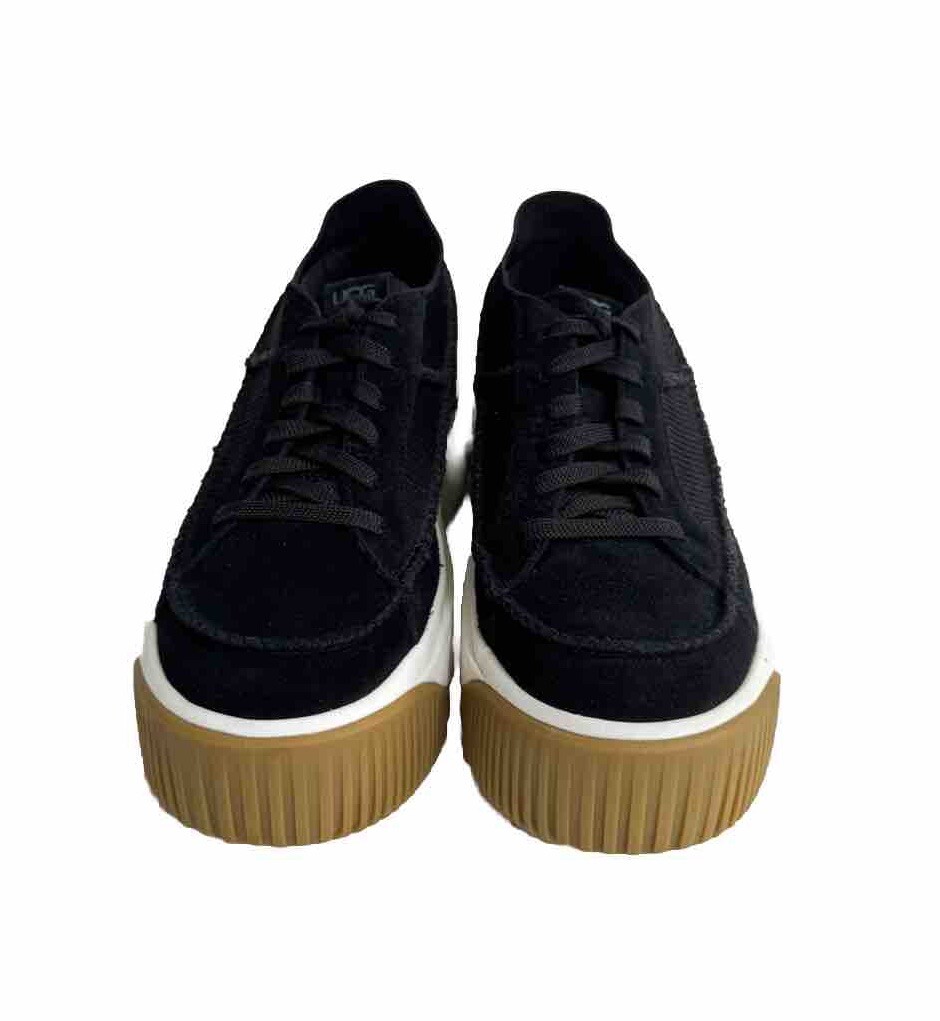 UGG EZ-DUZZIT LACE BLACK PLATFORM SNEAKER SHOES US 9.5 / EU