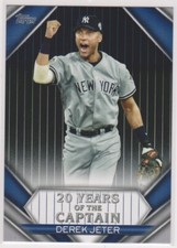 2020 Topps Update DEREK JETER 20 Years of the Captain YOC-03 BLACK # 088/299