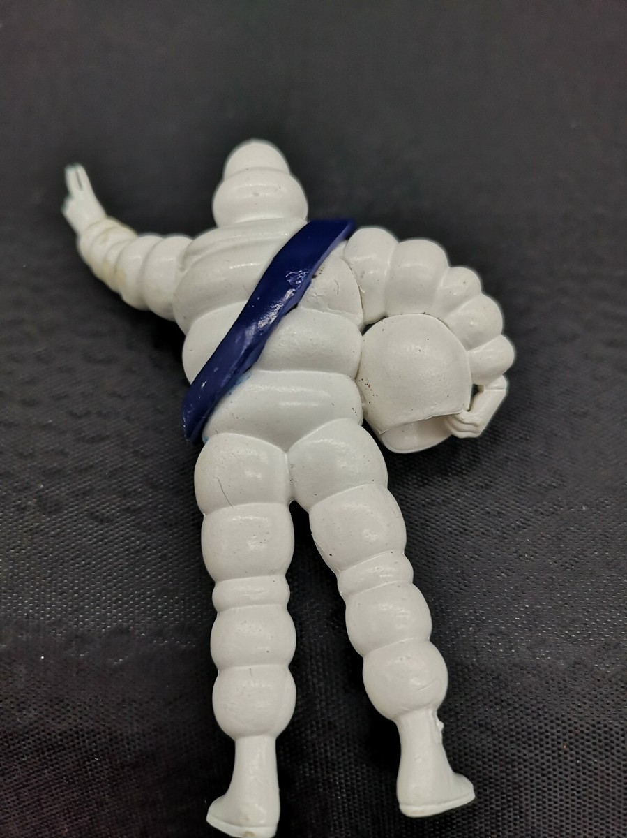 NO PACKAGE NO CHAIN Michelin Man with Helmet Bibendum Doll Mini
