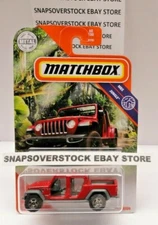 2020 MATCHBOX RED '20 JEEP GLADIATOR 4-DOOR, MBX JUNGLE SERIES, MBX #60, VHTF