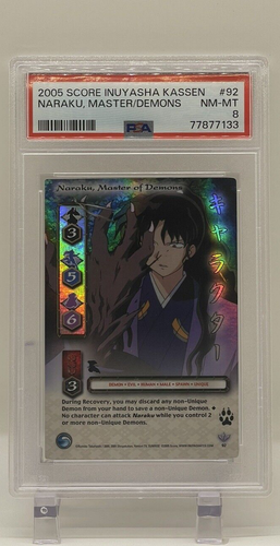 Punteggio Inuyasha TCG 2005 | Naraku Master Of Demons | PSA 8 nuove di zecca #92 - Foto 2 di 8