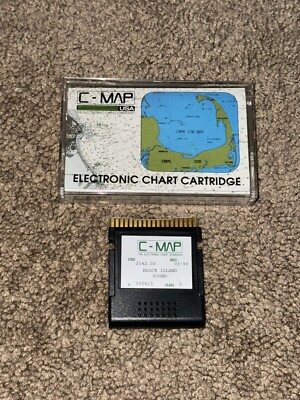Vintage 1990 C-Map Electronic Chart Cartridge* Block Island Sound* J142.00* Look