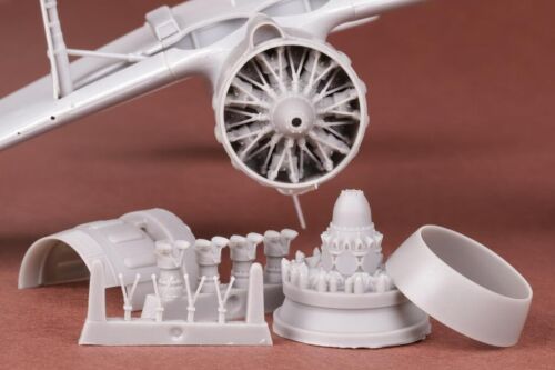 S.B.S Model, 48079, Bloch MB 151&152 engine with cowling set for Dora Wing, 1:48 - Picture 7 of 9