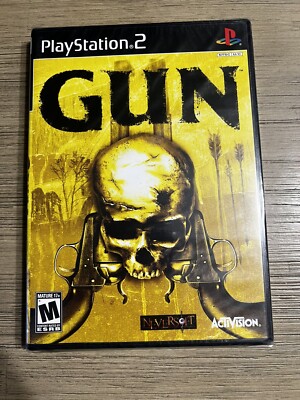 Gun (Sony PlayStation 2, 2005, Black Label, Activision) PS2 **SEALED** Promo