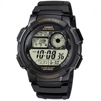 Casio Collection Digital Herren Armbanduhr Schwarz AE-1000W-1AVEF