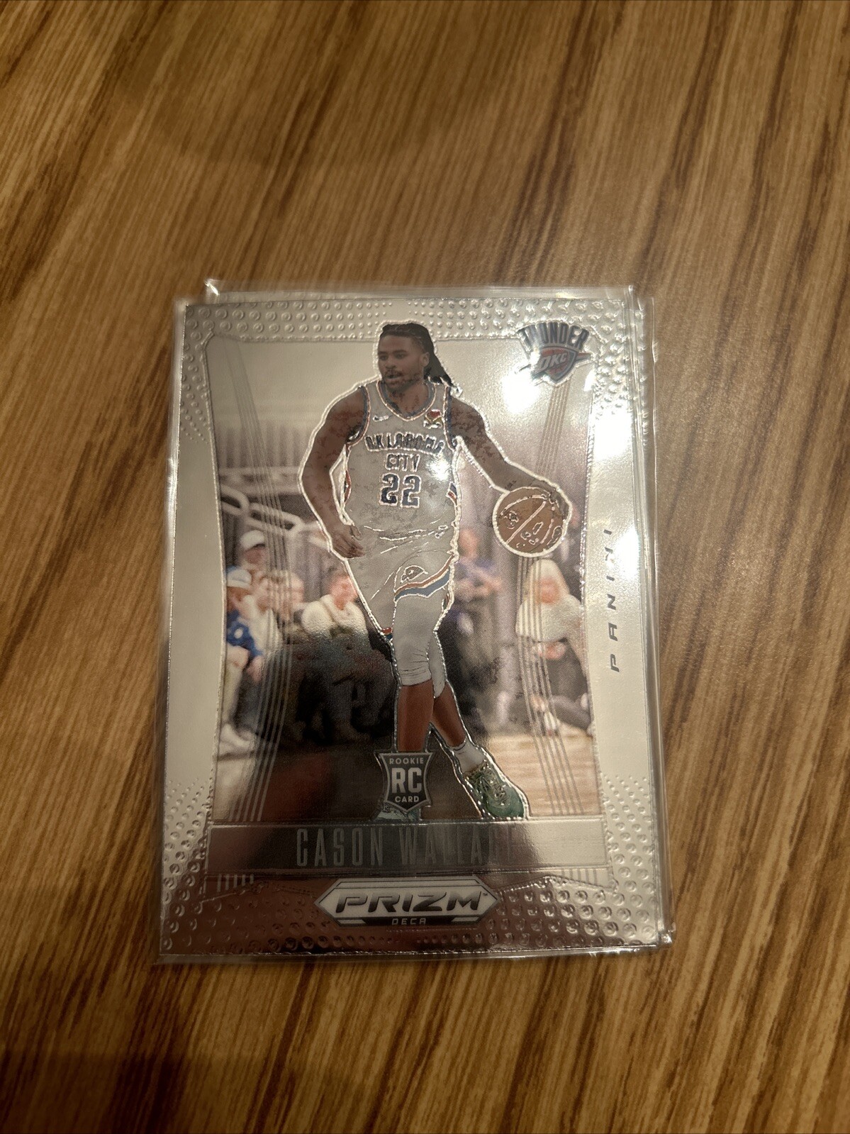 2023-24 Panini Prizm Deca Cason Wallace Rookie RC #146 Thunder