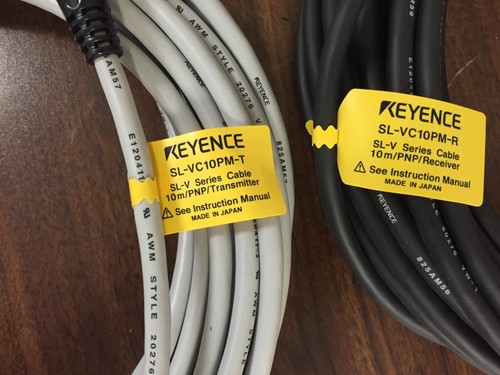 Keyence SL-VC10PM-T 10M/PNP/Trasmettitore & SL-VC10PM-R 10M/PNP/Cavi Ricevitore - Foto 2 di 5