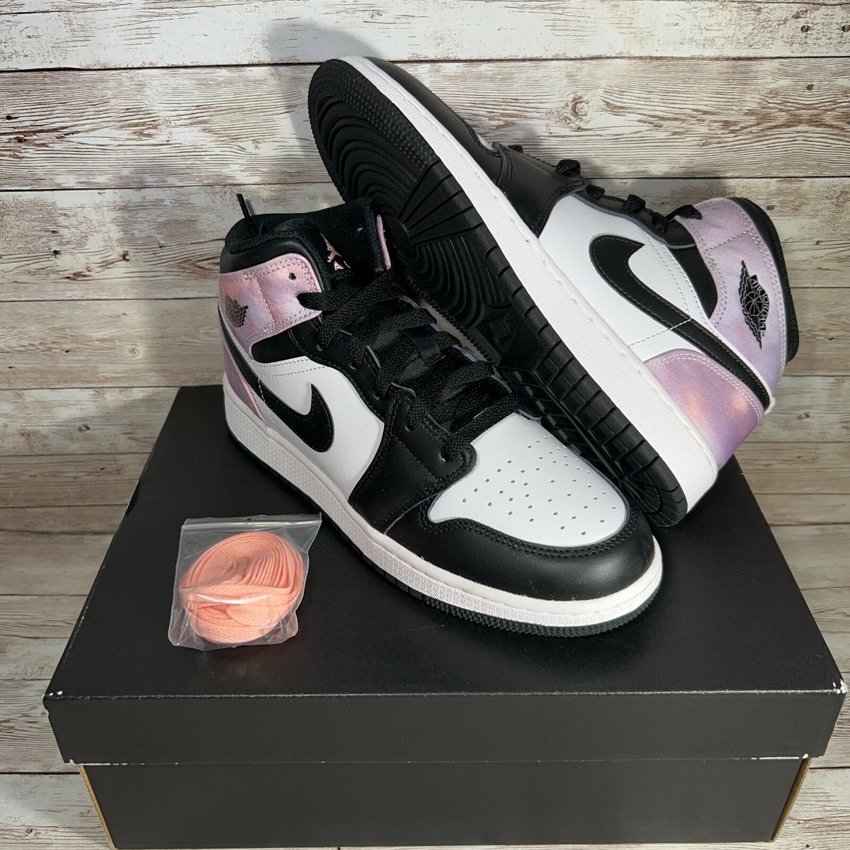 NIKE AIR JORDAN1 MID SE(GS)TIE DYE DM6216-001 Nike Air Jordan 1