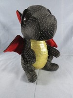 Ty Glubschi´S Beanie Boo´S Schwarzer Drache @ Grindal @ Med. Ca. 23 Cm