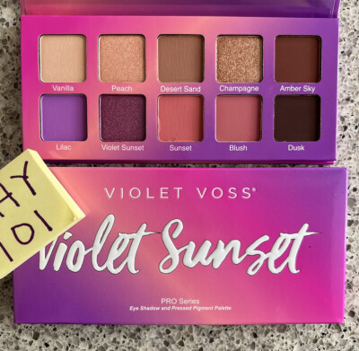 Violet Voss VIOLET SUNSET Pro Series Eyeshadow Palette 10-Shade FULL SZ RET$36