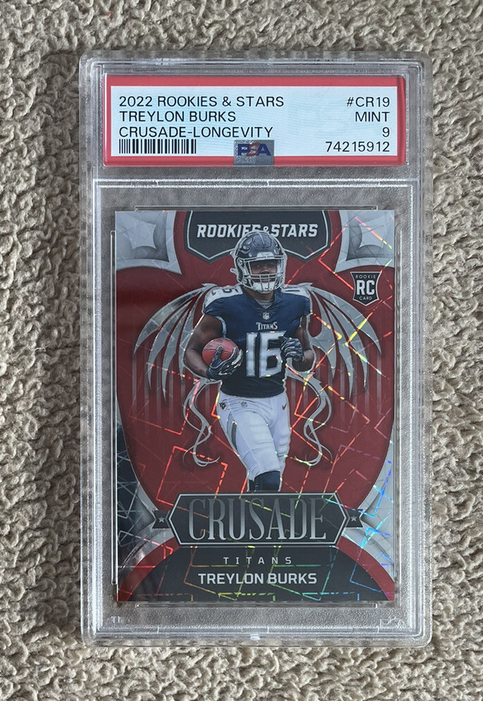 Treylon Burks Panini Rookies & Stars Crusade #CR19 Signature-Longevity