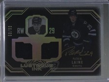 2016-17 UD Black Lustrous INK Gold Jerseys 68/99 Patrik Laine #LI-PL Auto 7b5