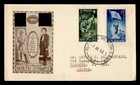DR WHO 1953 NEW ZEALAND FDC HEALTH STAMP BOY SCOUTS SEMI POST COMBO M71510