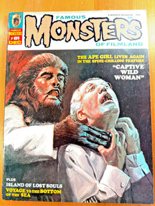 FAMOUS MONSTERS OF FILMLAND  #81 1970 THE APE GIRL ISLAND OF LOST SOULS  VTTBOTS