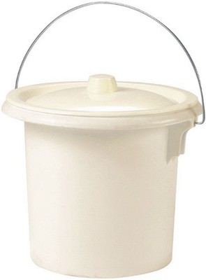 EDA Hygiene-Eimer mit Metallgriff 5,5 Liter creme