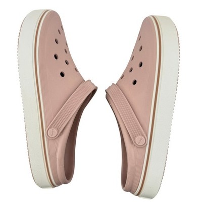 Crocs Off Court Adult Clog Pink Clay White Men 12/Women 14 208371