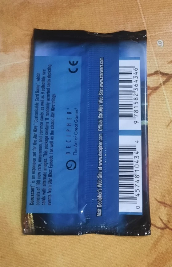 Star Wars CCG Sealed Coruscant Booster Pack - Image 2 of 2