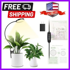 LED Grow Light, Clip On Plant Lights for Indoor Growing with 3,6,12 H Timer, ...
