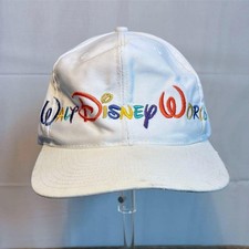 VTG 80/90s Walt Disney World Goofy's Hat Co Rainbow Embroidered Snapback Cap
