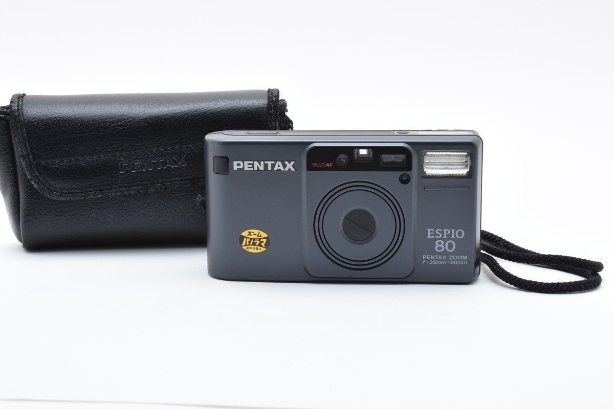 MINT in Case] Pentax Espio 80 Zoom Point & Shoot 35mm Film
