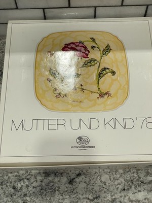 1978 HUTSCHENREUTHER 'Mutter Und Kind' by OLE WINTHER 1st Edition plate,GERMANY