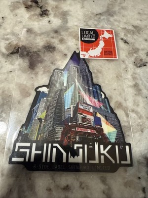 B-Side Label Sticker Shinjuku Sites and Landmarks Limited Waterproof US SELLER