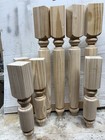 Four 29"&Four 18" TABLE LEGS WOOD TURNED  NEVER BEEN USED.WOODEN — photo 1