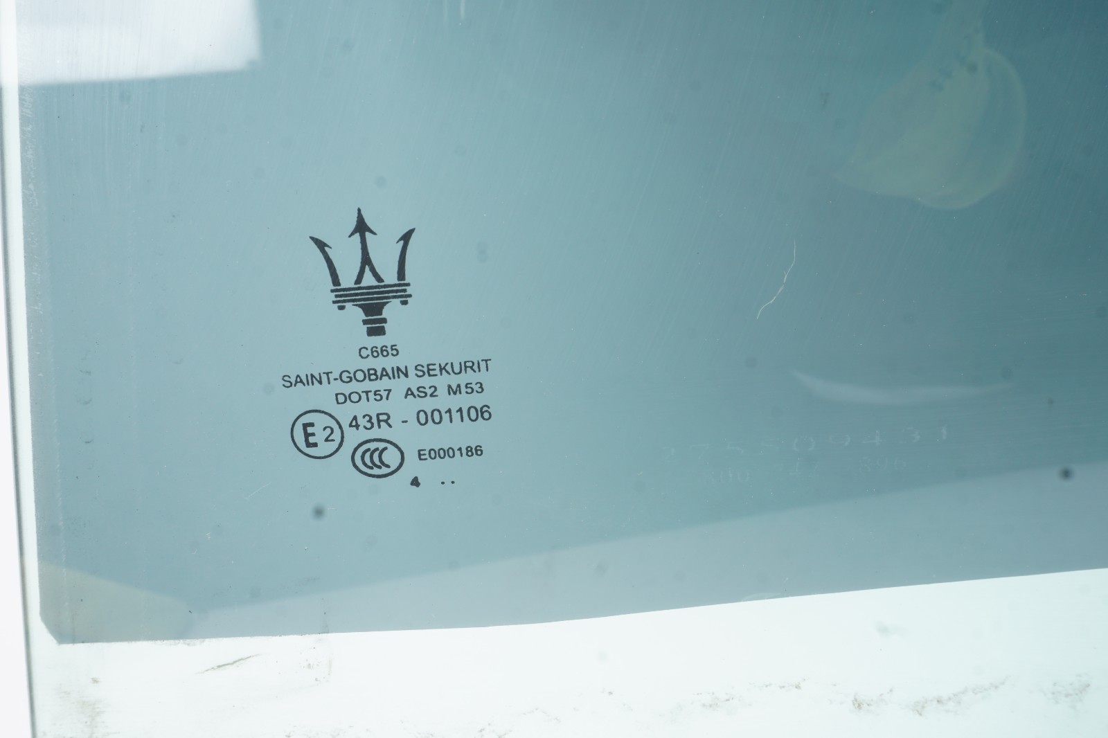2014 - 2024 Maserati Ghibli Rear Left Driver Side Door Window Glass OEM