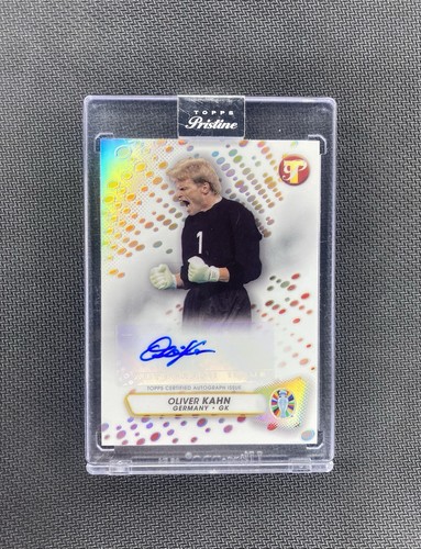 Oliver Kahn Topps Pristine Auto Road To Euro 2024 Germany Mag Autograph PA-0K