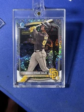 Ethan Salas 2025 Bowman Chrome #BCP-169 Mini Diamond Refractor Prospects