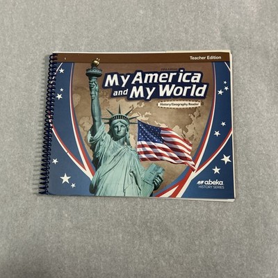 Abeka My America and My World Teacher Edition 5th Ed History / Geography Current