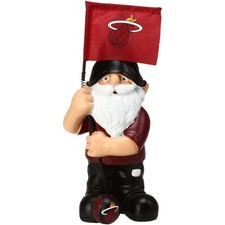 Miami Heat Springy Flag Gnome NEW FOCO  GREAT NBA GIFT