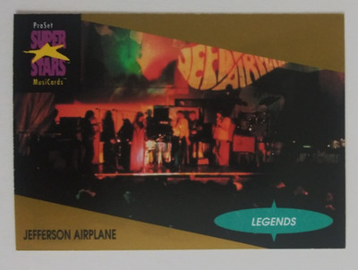 1991 Pro Set Super Stars MusiCards Jefferson Airplane #12