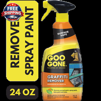 Graffiti Remover Spray Cleaner for Aerosol Spray Paint & Acrylic Paint