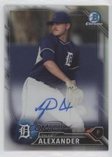 2016 Bowman Chrome Prospects Refractor 191/499 Tyler Alexander #BCAP-TA Auto 0x1