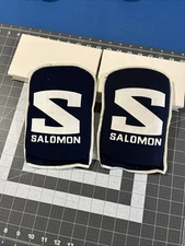 VTG Salomon Knee Pads One Size Blue / White Volleyball PickleBall Cosplay 80s