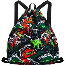 Drawstring Backpack for Kids - Girls Dance Bag,Sport Gym Beach Swim Travel Da...