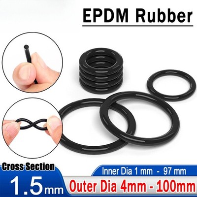 O ring EPDM 70 O-ring interior Ø 1 - 97 mm x cord thickness 1.5 mm sealing ring