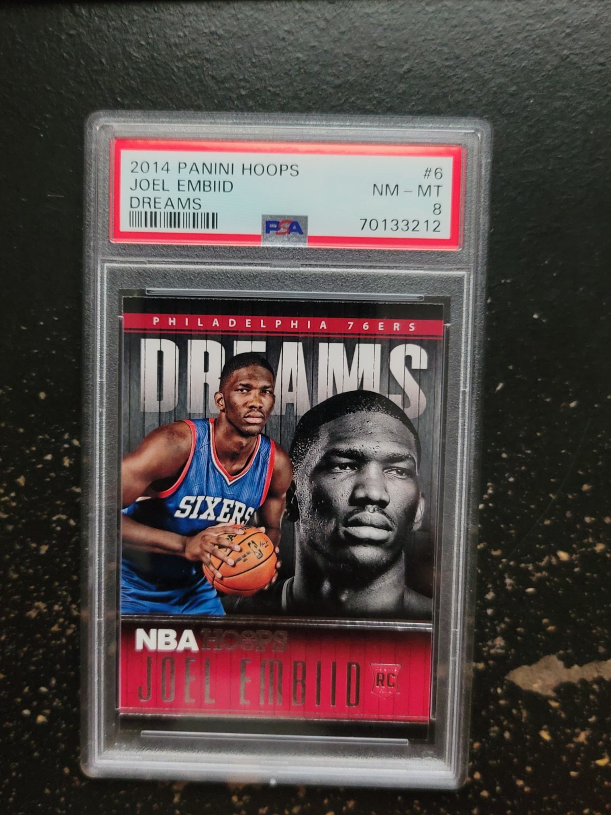 2014-15 Hoops Dreams Joel Embiid rookie card