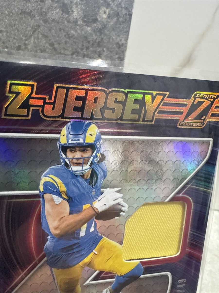 ノワール ユニチケ 4枚 🔥🏈2024 Panini Zenith Puka Nacua Z-JERSEY GOLD /49 Los