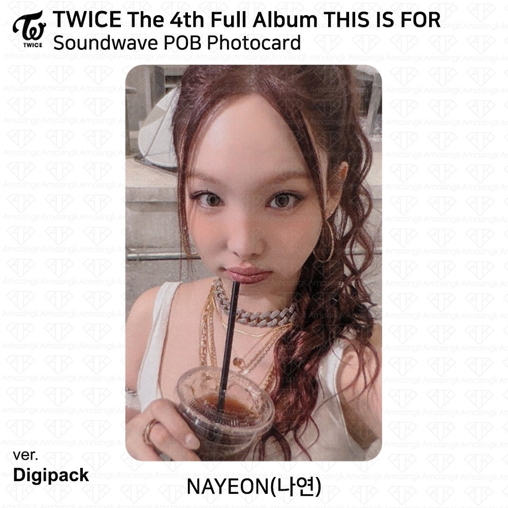 TWICE 4th Full Album THIS IS FOR Soundwave POB Photocard Benefit