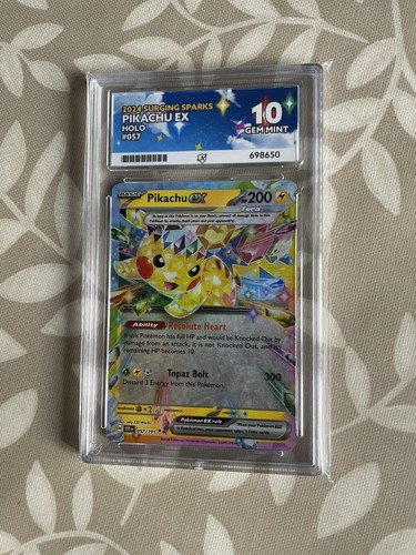 Pikachu ex graded ACE 10 for sale on eBay