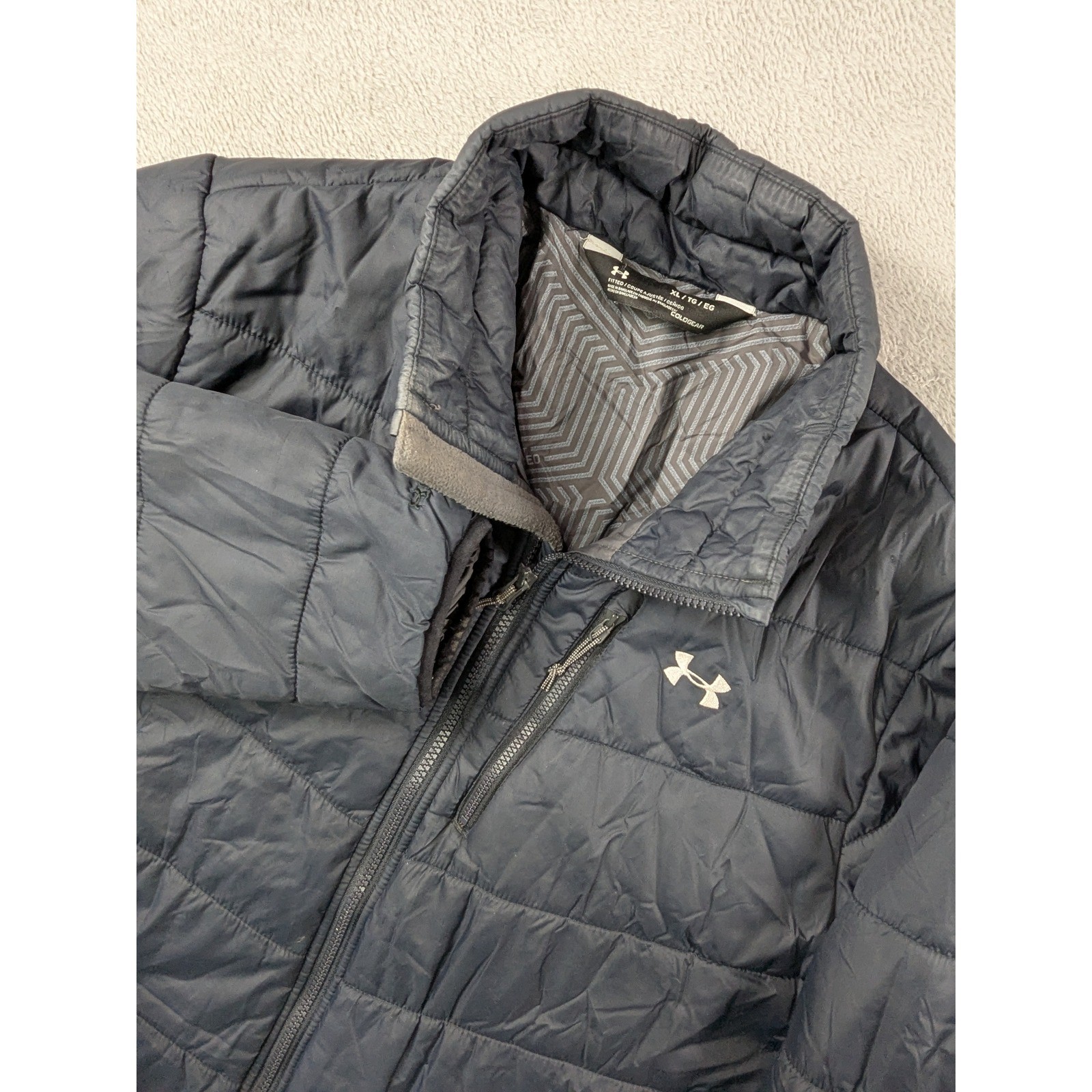 Under Armour ColdGear Infrared Puffer Jacket Men's XL Navy F