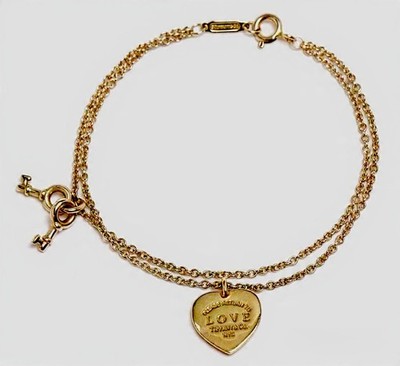Tiffany and Co Return To Tiffany Love Heart Tag Key 18k Gold