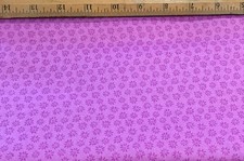 Floral Purple 100 cotton fabric sold by the yard 2313