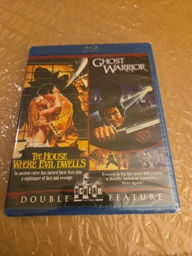 The House Where Evil Dwells / Ghost Warrior Blu Ray New Still Sealed HTF