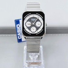 Casio Standard MTP-M307D-1B black dial Classic Stainless steel Multi  Dial watch
