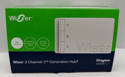Drayton Wiser 3 Kanal Hub 2. Generation HubR 230V Smart Control CCTFR6313G2D
